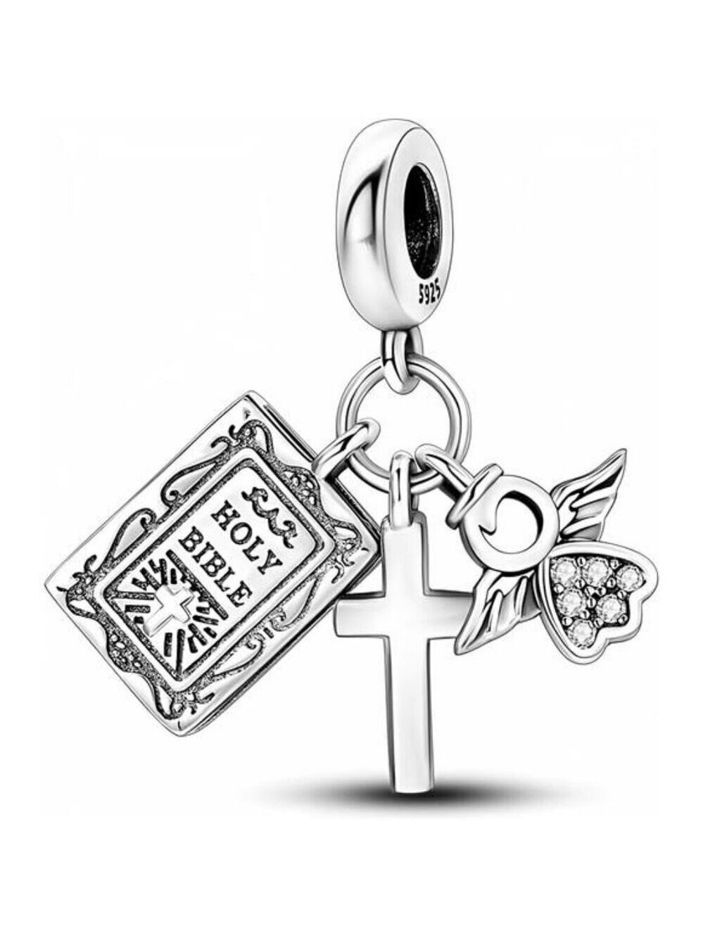 925 sterling silver charm bead fits Pandora bracelet necklace jewelry gift for w